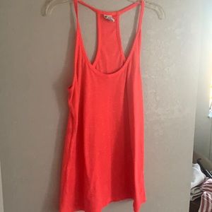 Neon Orange racer back tank